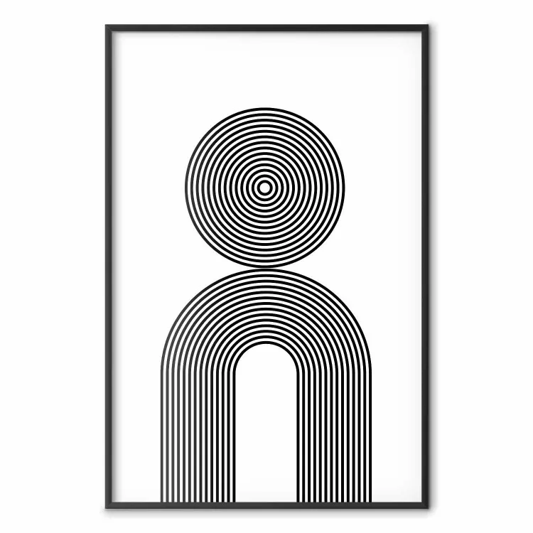 Rhapsodie - Abstrakte Linien auf Weiß