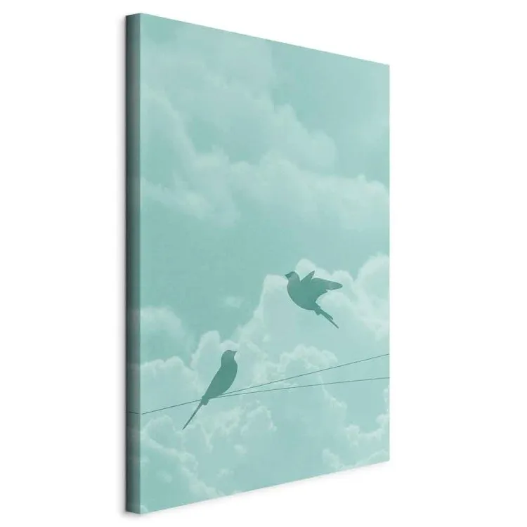 Flugschatten (1-teilig) - Pastell-Landschaft