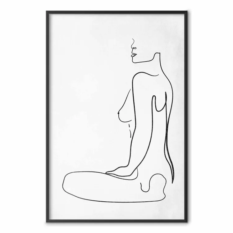 Weibliche Form - Aktzeichnung einer Frau
