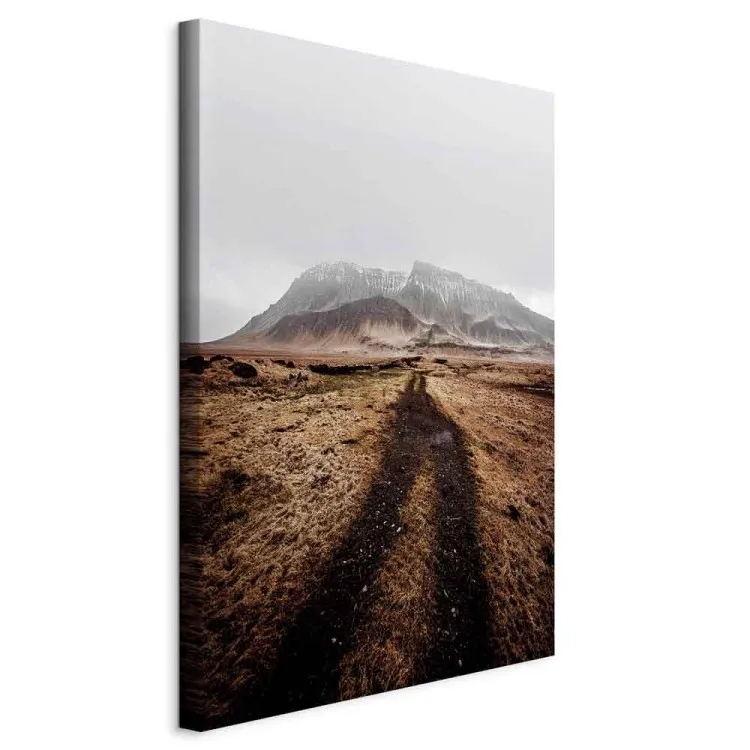 Weg ins Unbekannte (1-teilig) Hochformat - Landschaft eines Berges