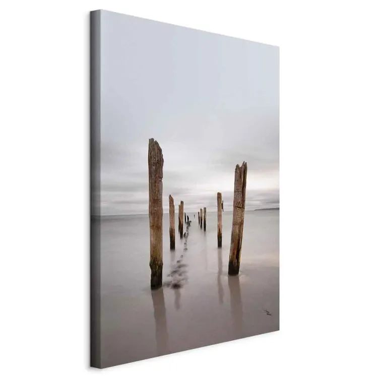 Scheinbare Ruhe (1-teilig) Hochformat - Meereslandschaft