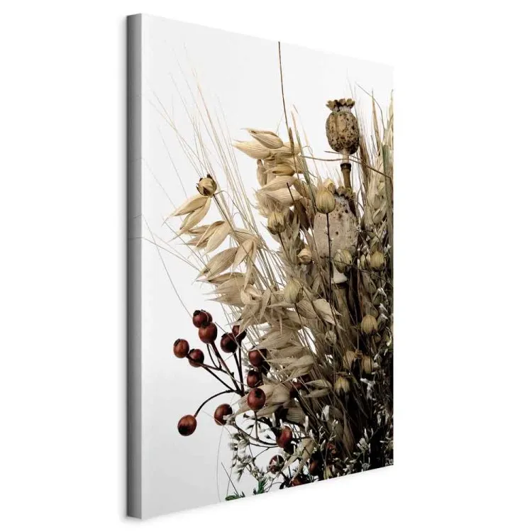 Goldenes Tagebuch (1-teilig) Hochformat - Blumenstrauß im Boho-Stil