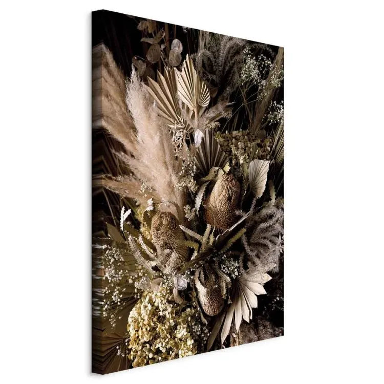 Barocke Pracht (1-teilig) Hochformat - Blumenstrauß im Boho-Stil