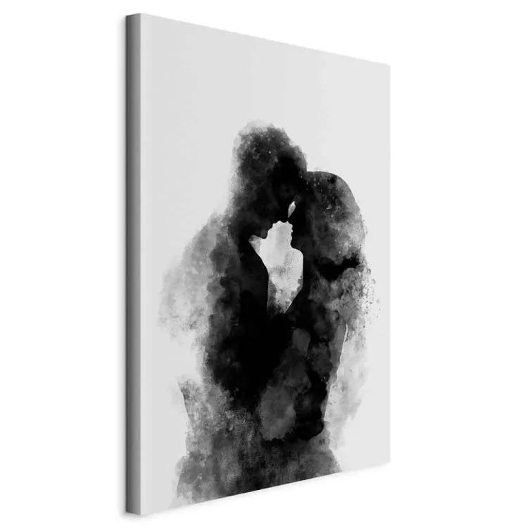 Erinnerung an einen Kuss (1-teilig) Hochformat - Abstrakte Figuren