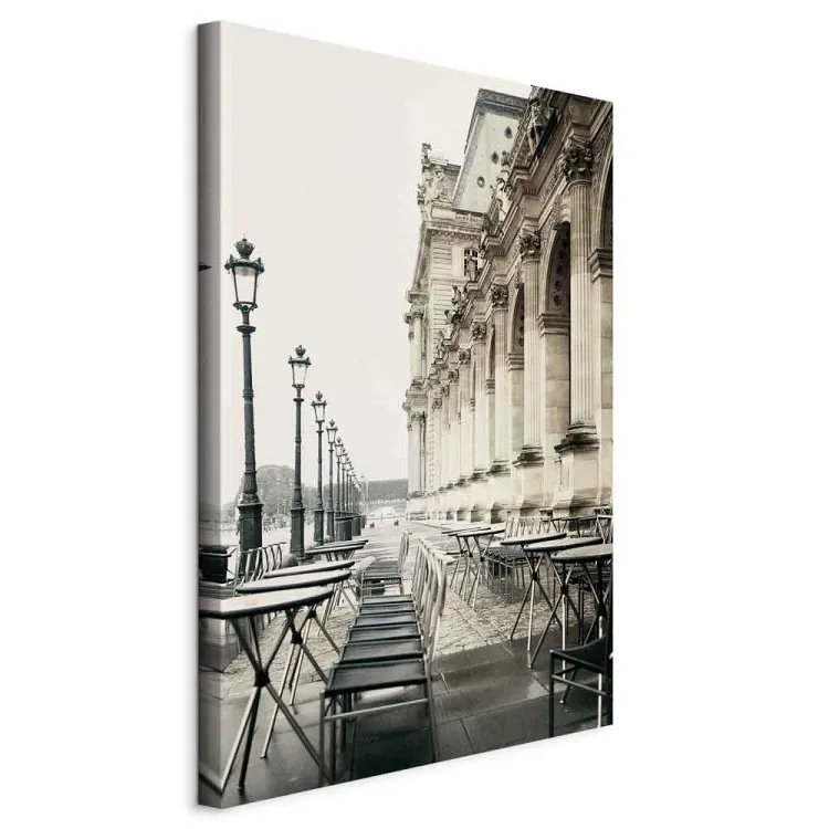 Verlassene Cafés (1-teilig) Hochformat - Architektur von Paris