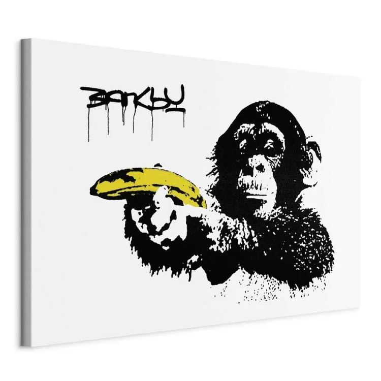 Banksy: Monkey with Banana (1 Part) Wide