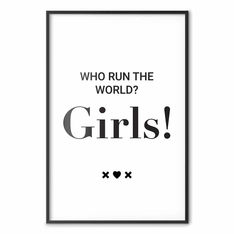 Who Run The World? Girls! - Schwarze englische Zitate