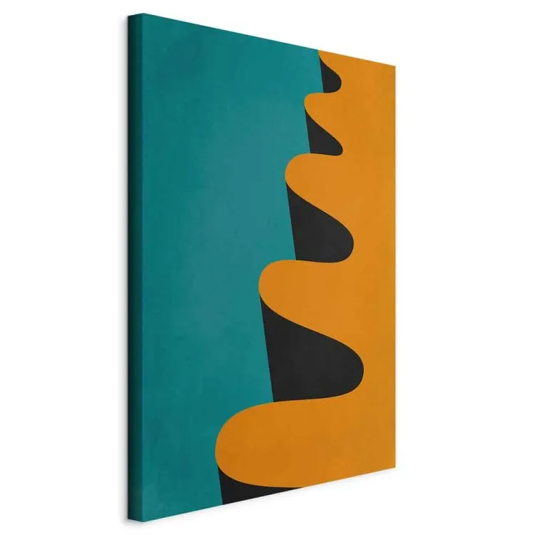 Orange Wave (1 Part) Vertical