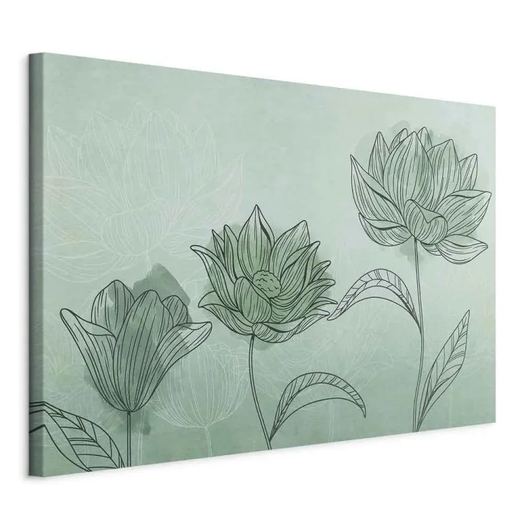 Three Flowers (1 Part) Wide