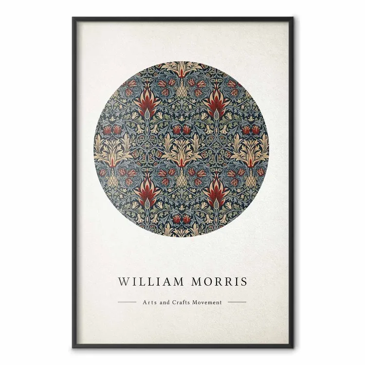 Für William Morris - Englische Beschriftungen und abstrakte Ornamente