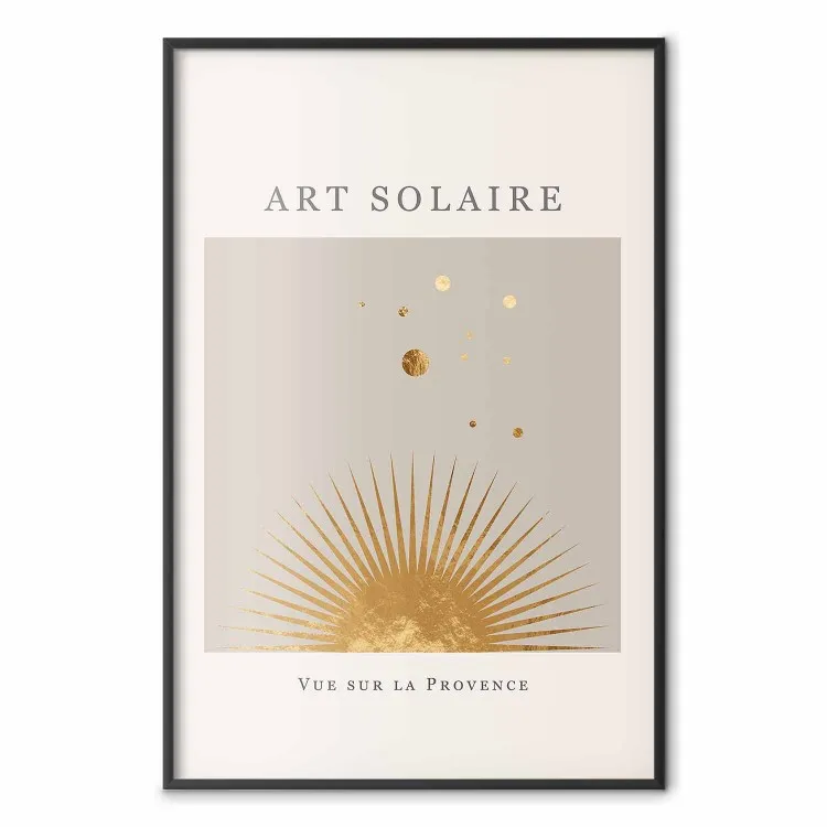 Sonnige Kunst - Goldene Sonnenlichter im Scandi-Boho-Stil