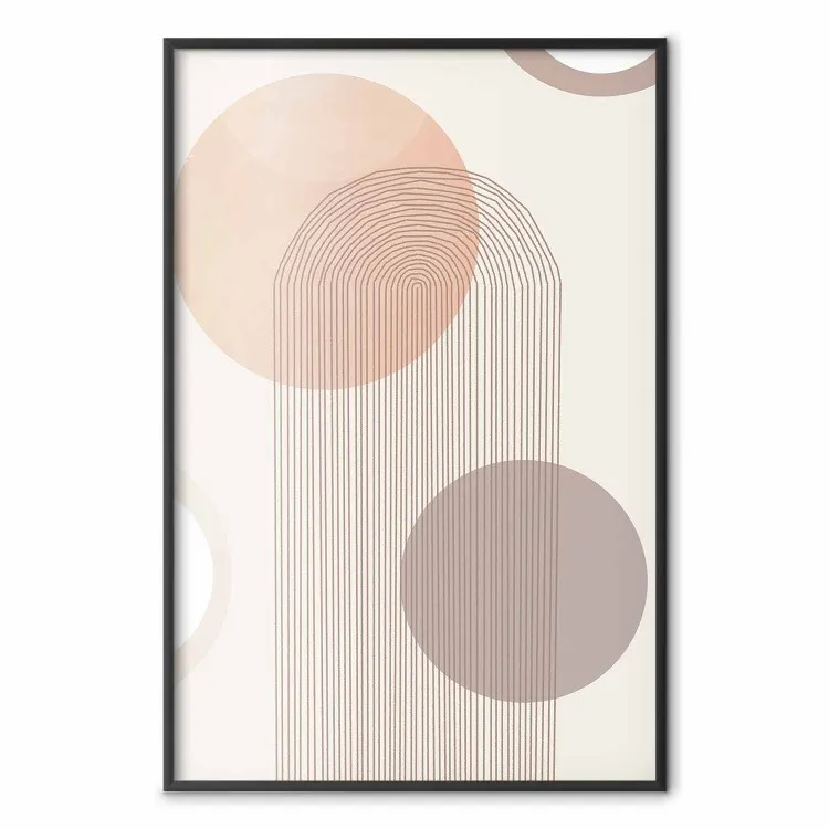 Fontäne - Geometrische Abstraktion im Scandi-Boho-Stil