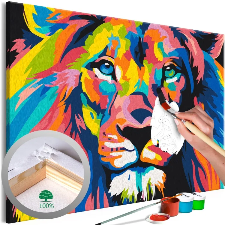Colorful Lion