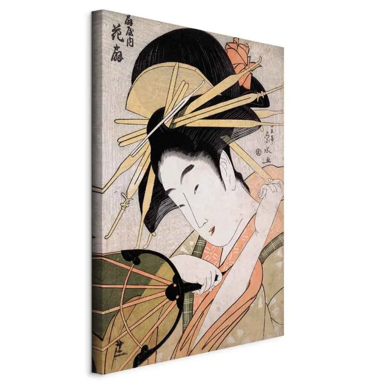 Ōgiyas Zuhause Hanaōgi - Porträt einer Frau aus Asien, Vertikal
