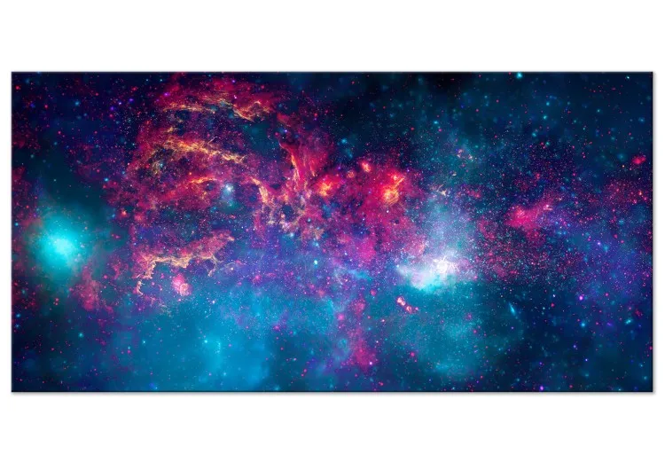 Space Constellations - Milky Way Seen through a Telescope
