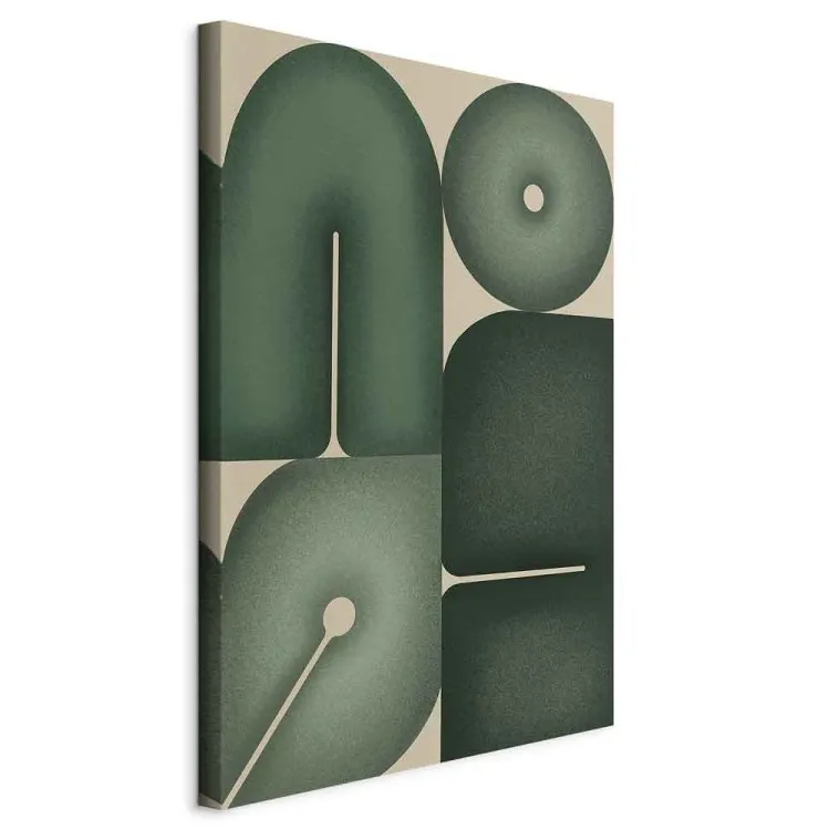 Sage Shapes - Geometric Forms in Shades of Green