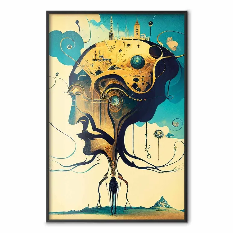 Abstract Portrait - A Surreal Representation of a Man