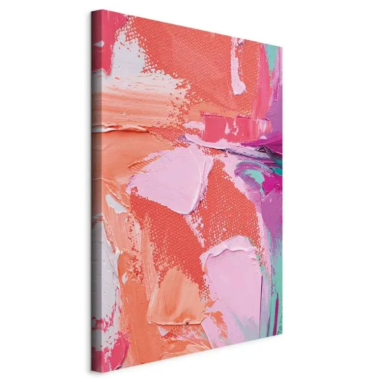 Artistic Expression - Varied Colors and Paint Textures Combining in a Unique Composition