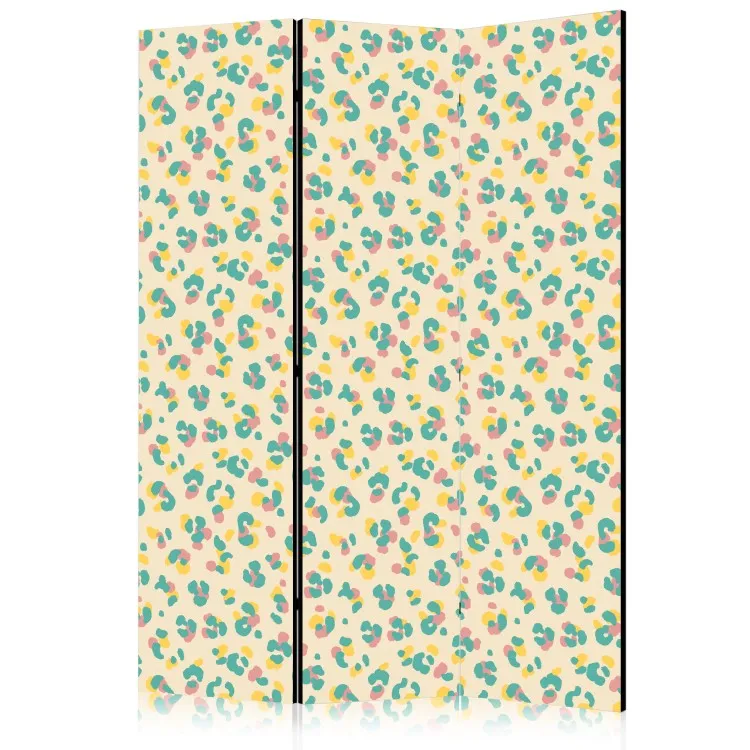 Colorful Spots - Multicolored Blotches on a Light Background Creating a Pattern